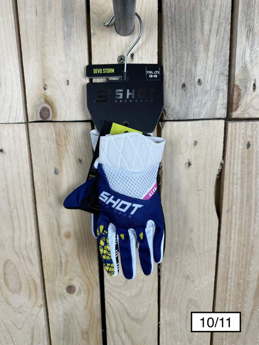GUANTES T-10/11 SHOT KID  STORM NAVY