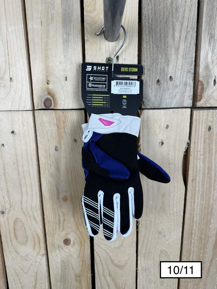 Guantes T-10/11 Shot Kid Storm Navy