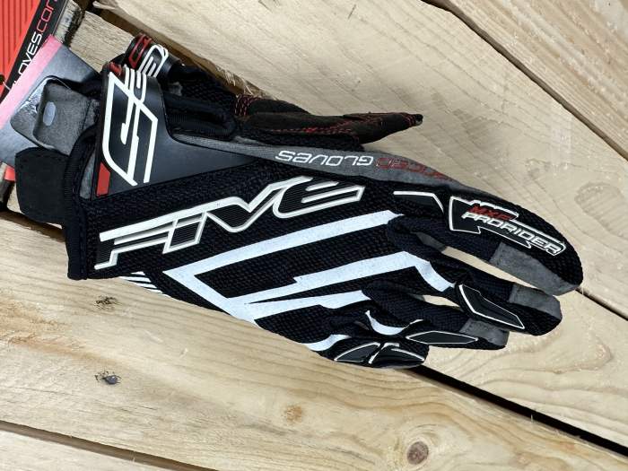 Guantes T-S Five Prorider Black/White