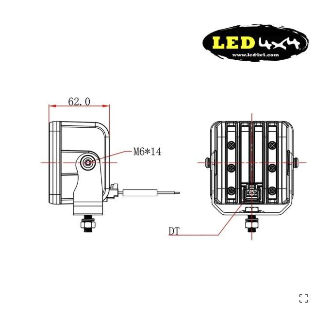 FARO LED 45W OSRAM HOMOLOGADO LARGO ALCANCE