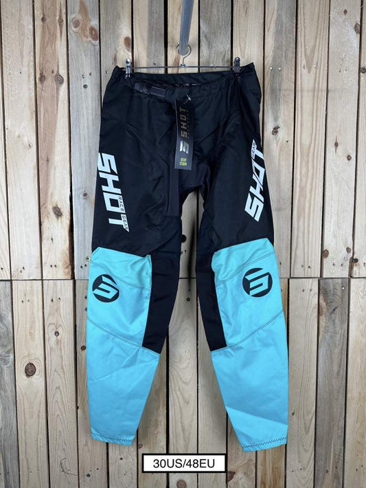 PANTALONES T-30US/48EU SHOT ENDURO STORM CYAN