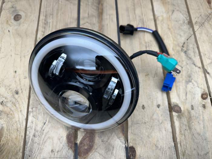 FARO LED 7 PULGADAS H4 OJO DE ANGEL