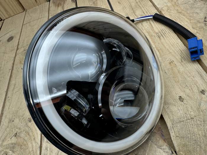 FARO LED 7 PULGADAS H4 OJO DE ANGEL