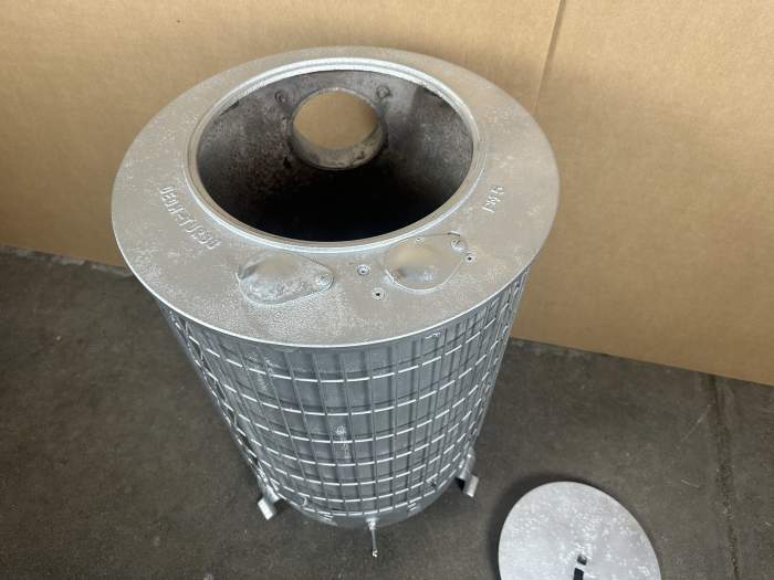 ESTUFA COCINA DE LEÑA DEOM TURBO 10KW - QrBox.es