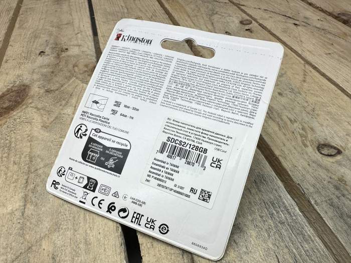 PACK 2 TARJETAS DE MEMORIA MICROSD 128GB KINGSTON