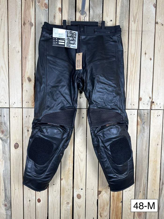 PANTALON T-M DE CUERO PARA MOTO GARIBALDI 4