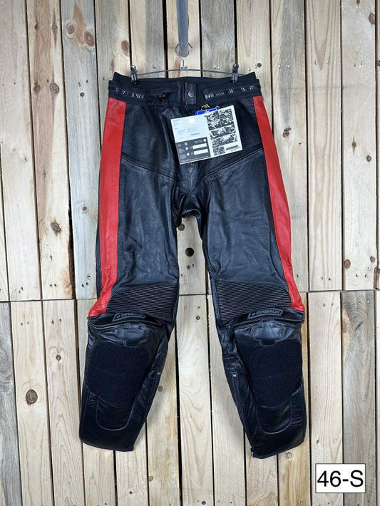 PANTALON T-S DE MOTO GARIBALDI NEGRO/ROJO