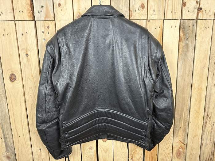 CHAQUETA T-L CASUAL CUERO NEGRO GARIBALDI 1