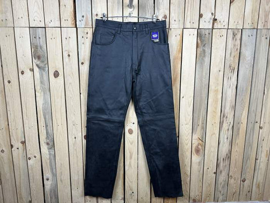 PANTALON T-M DE CUERO NEGRO