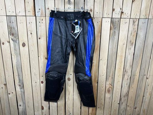 PANTALON T-M DE MOTO GARIBALDI NEGRO/AZUL