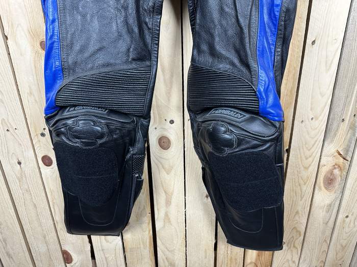 PANTALON T-M DE MOTO GARIBALDI NEGRO/AZUL