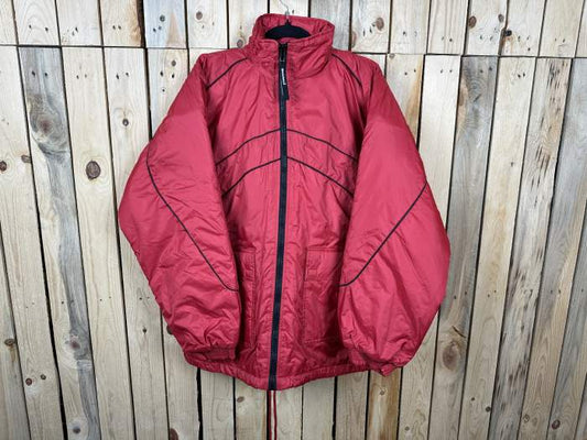 CHAQUETA VINTAGE T-L CASUAL ROJO - QrBox.es