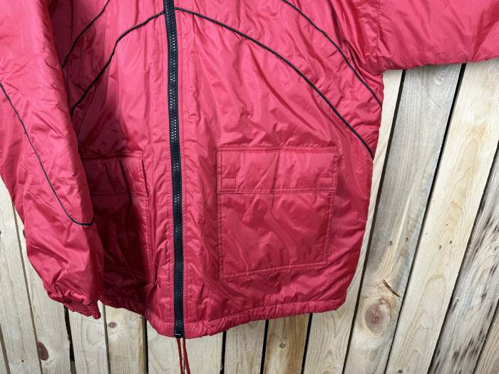 CHAQUETA VINTAGE T-L CASUAL ROJO - QrBox.es