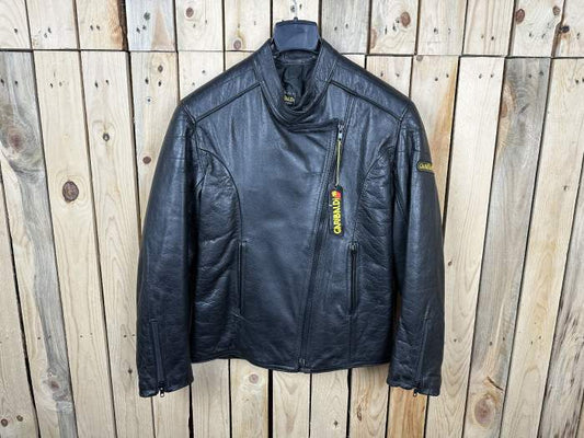 CHAQUETA T-S CASUAL CUERO GARIBALDI NEGRA