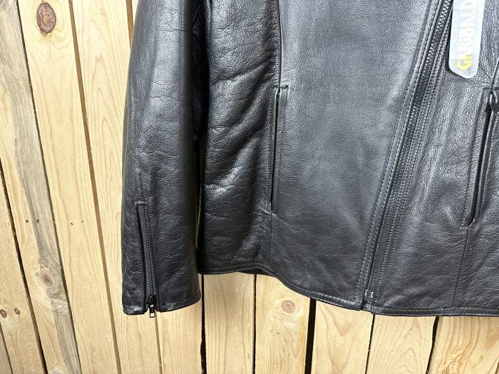 CHAQUETA T-S CASUAL CUERO GARIBALDI NEGRA
