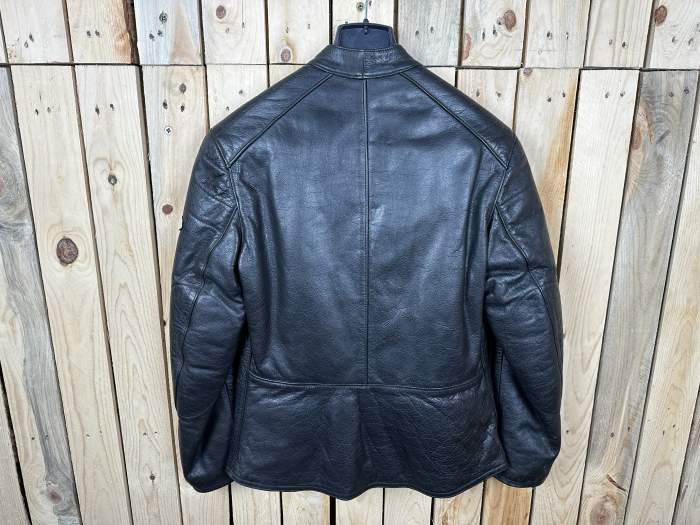 CHAQUETA T-S CASUAL CUERO GARIBALDI NEGRA