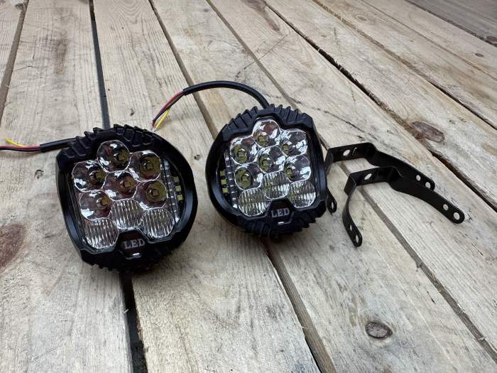 2 FAROS LED REDONDOS 3 PULGADAS 50W 6000K