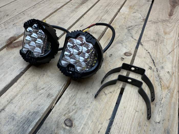 2 FAROS LED REDONDOS 3 PULGADAS 50W 6000K