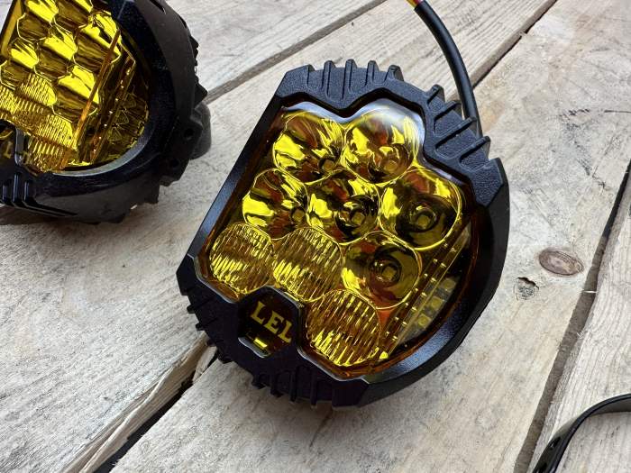 2 FAROS LED REDONDOS 3 PULGADAS 50W 3000K