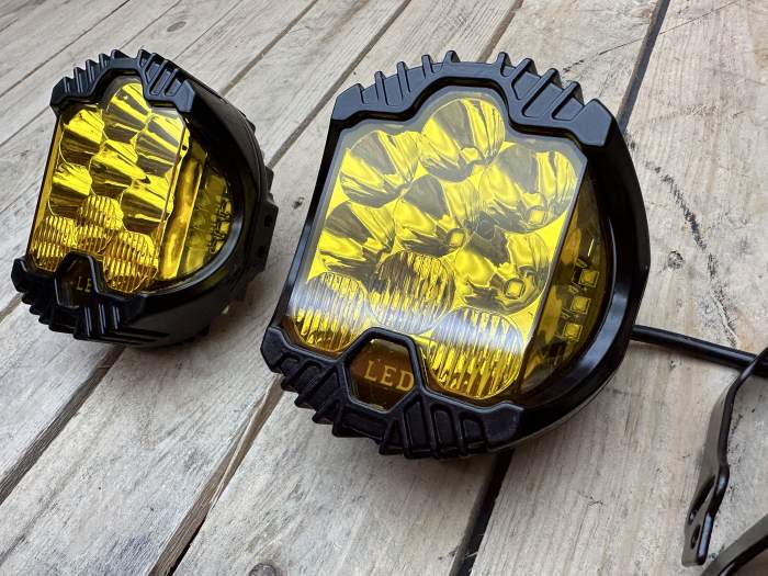 2 FAROS LED REDONDOS 5 PULGADAS 75W 3000K