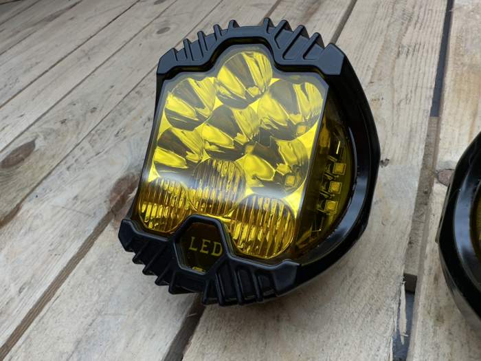 2 FAROS LED REDONDOS 5 PULGADAS 75W 3000K