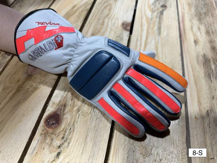 Guantes T-S De Moto Garibaldi Blancos