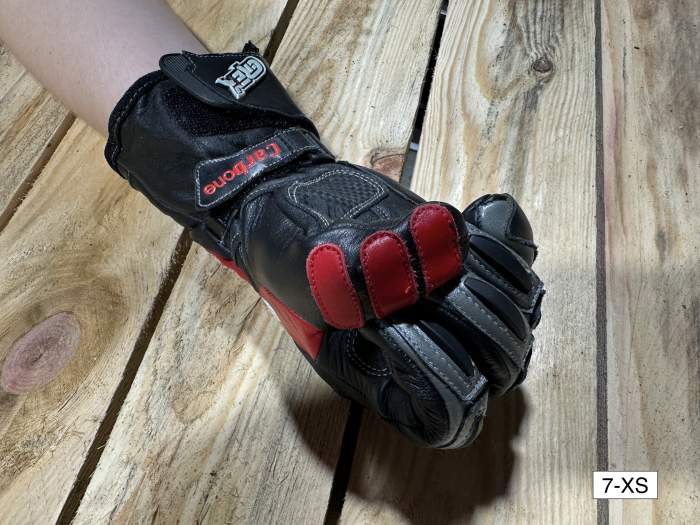 GUANTES T-XS DE MOTO GREX CARB-ON