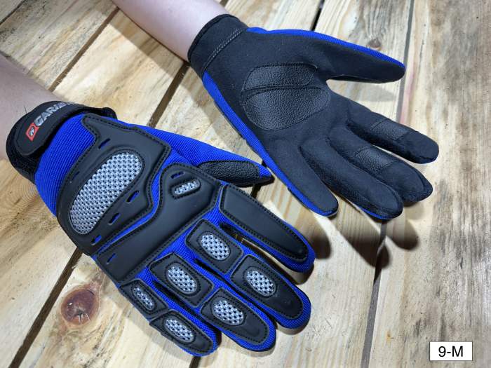 Guantes T-M De Moto Garibaldi Azul