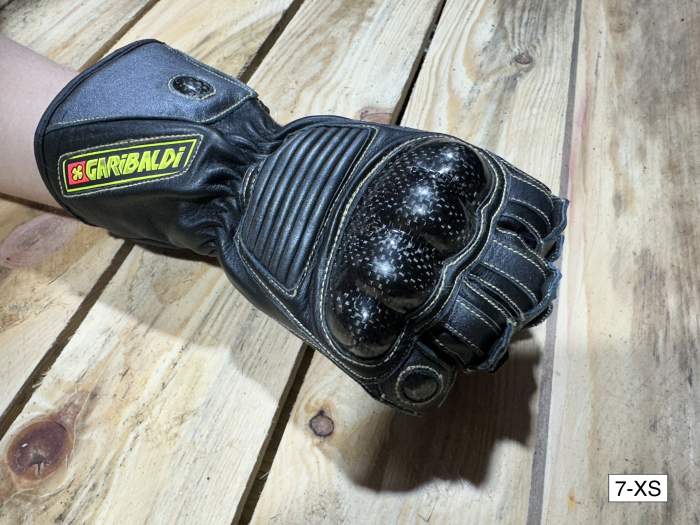 GUANTES T-XS DE MOTO GARIBALDI CARBONO