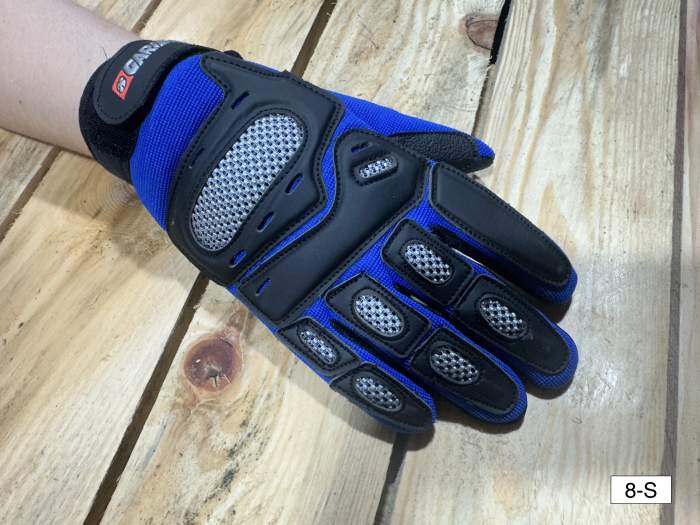 GUANTES T-S DE MOTO GARIBALDI AZUL