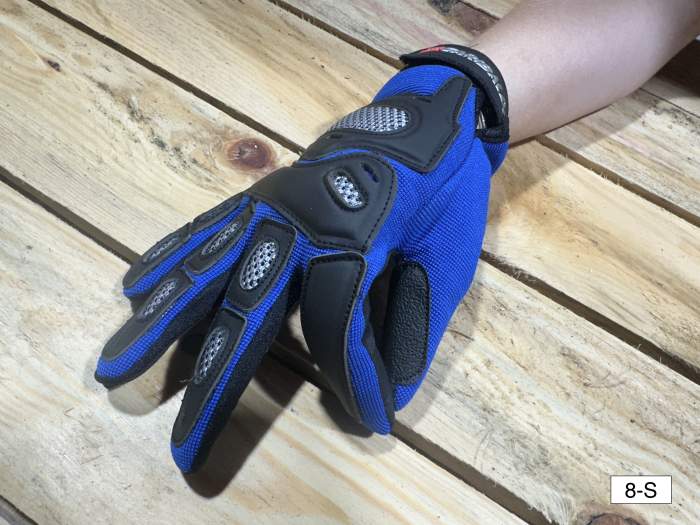 GUANTES T-S DE MOTO GARIBALDI AZUL