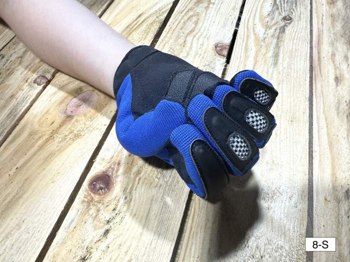 GUANTES T-S DE MOTO GARIBALDI AZUL