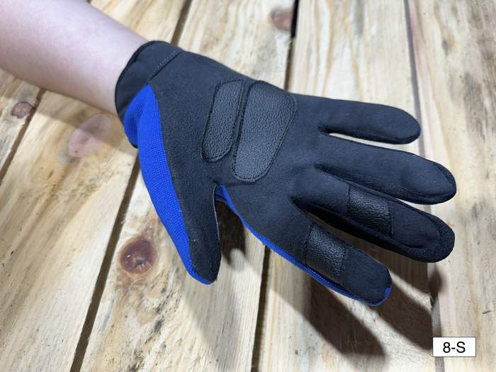 GUANTES T-S DE MOTO GARIBALDI AZUL