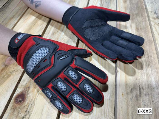 GUANTES T-XXS DE MOTO GARIBALDI ROJOS