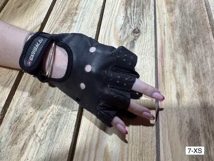 Guantes T-XS De Cuero Cortos Garibaldi