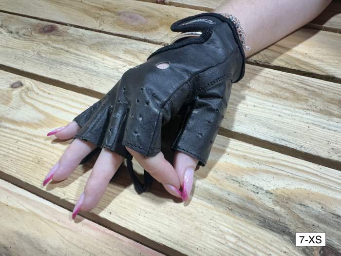 Guantes T-XS De Cuero Cortos Garibaldi
