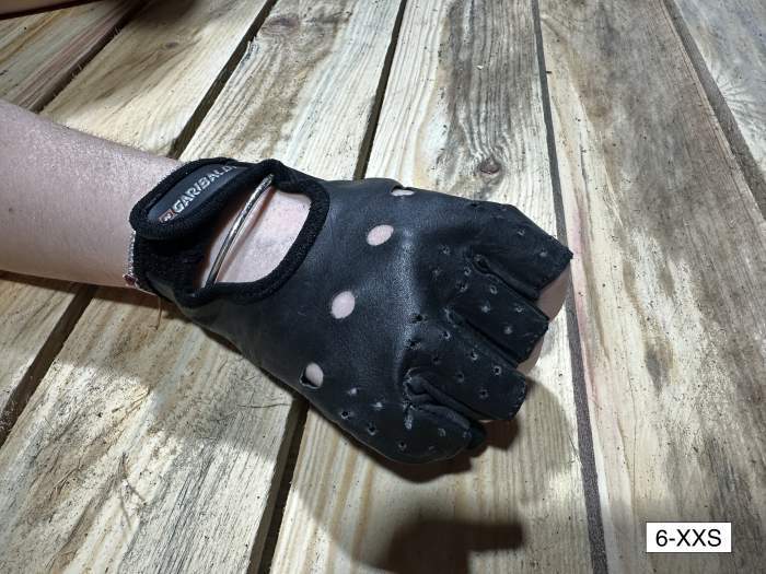 Guantes T-XXS De Cuero Cortos Garibaldi