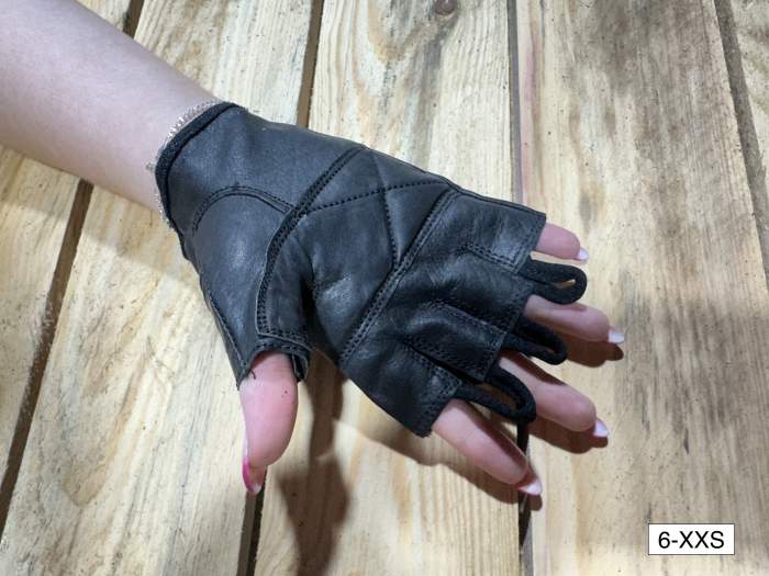 Guantes T-XXS De Cuero Cortos Garibaldi