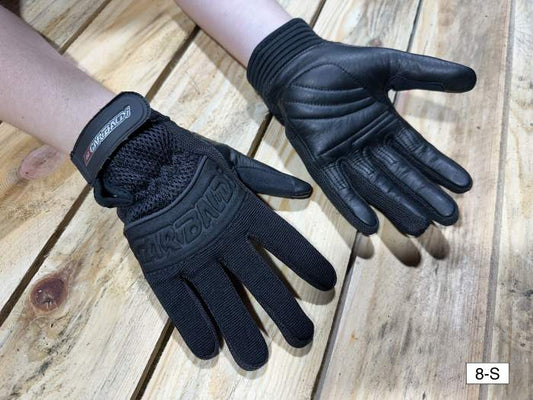 GUANTES T-S DE MOTO GARIBALDI NEGRO