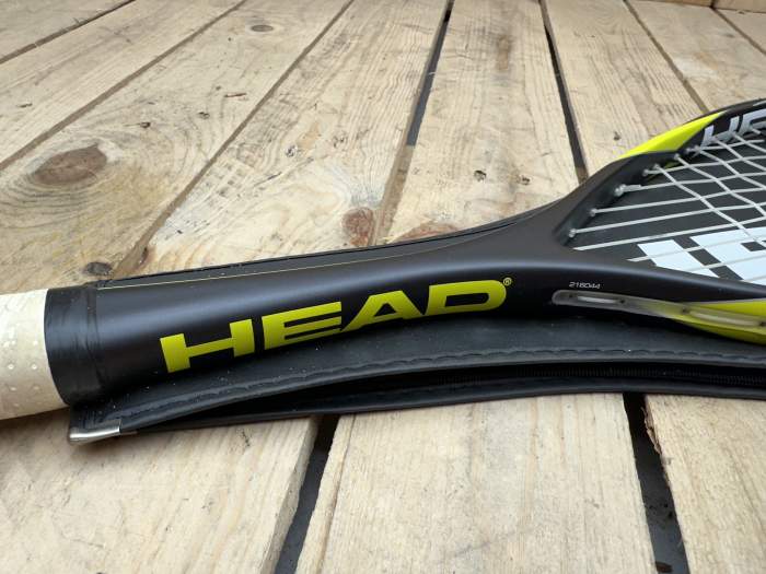 RAQUETA SQUASH HEAD MICROGEL PWR + FUNDA
