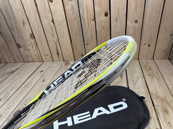 RAQUETA SQUASH HEAD MICROGEL PWR + FUNDA
