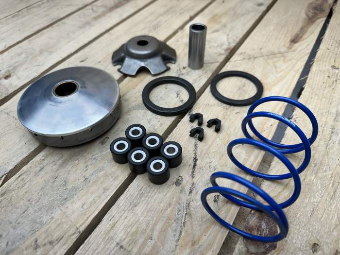 VARIADOR ORIGINAL APRILIA SR50 + MUELLE POLINI