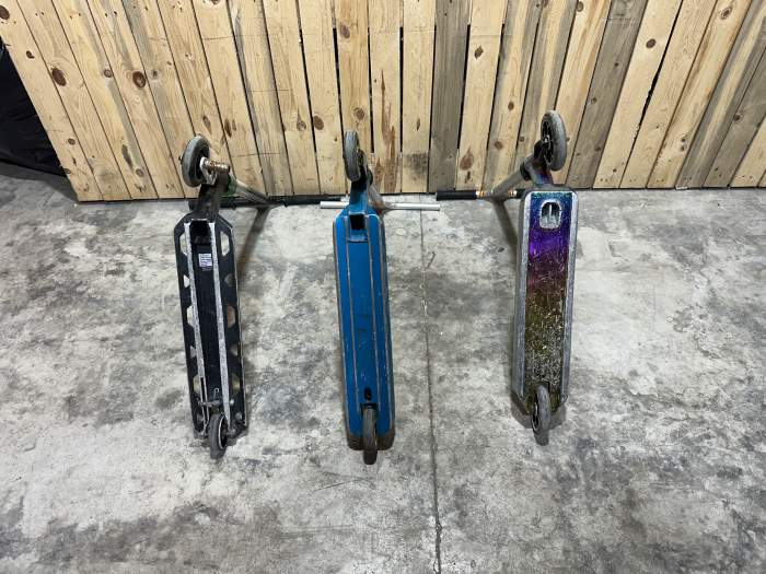 LOTE 3 PATINETES FREESTYLE USADOS