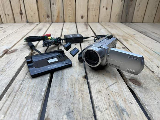 SONY HANDYCAM CON DISCO DURO + BASE DISC BURN