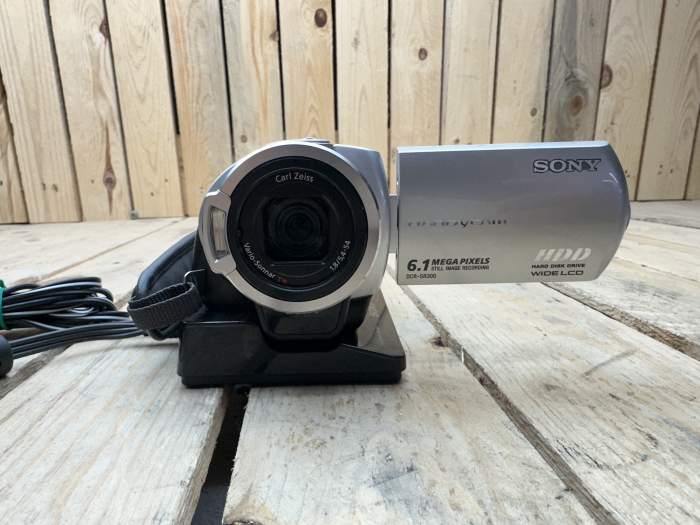 SONY HANDYCAM CON DISCO DURO + BASE DISC BURN