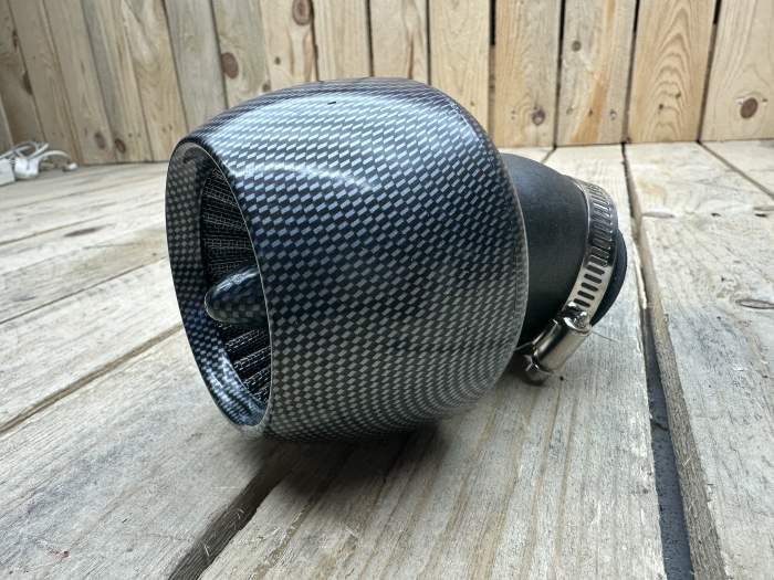 FILTRO DE AIRE DEPORTIVO 48MM FIBRA DE CARBONO
