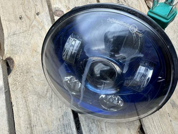 FARO LED AZUL 14CM