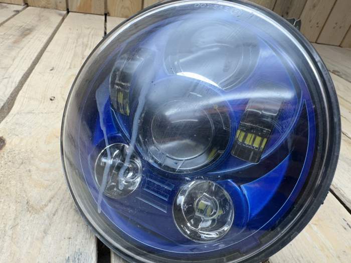 FARO LED AZUL 14CM