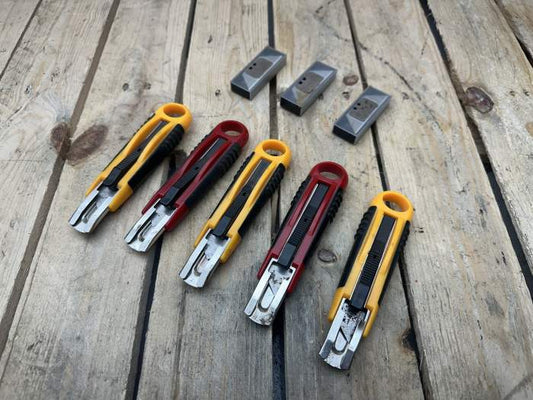 PACK 5 CUTTERS AUTOMÁTICOS + 3 PAQ. CUCHILLAS