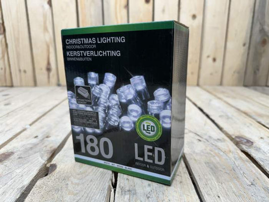 GUIRNALDA NAVIDEÑA 180 LED BLANCO FRÍO – 23M